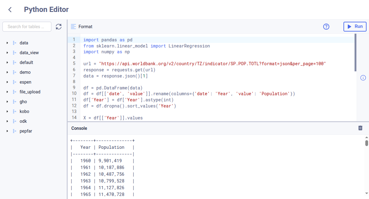 Outlier detection in Python