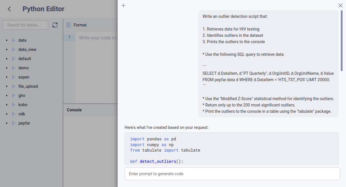 Outlier detection in natural text